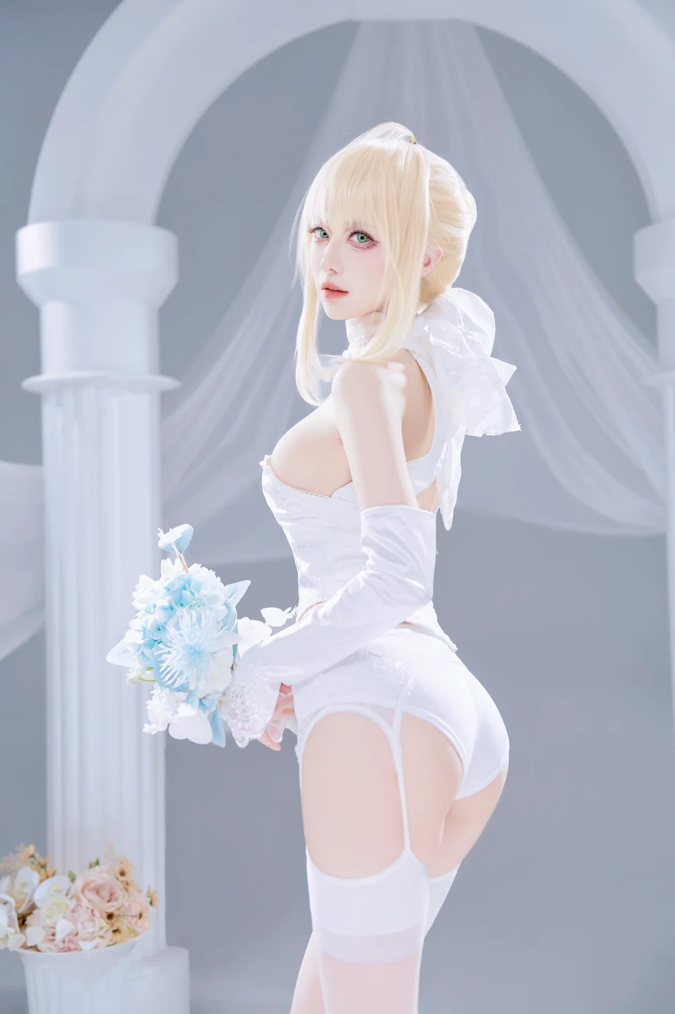 Shika小鹿鹿 - Fate Saber花嫁 [22P-284MB] tg@simisebaisi 【丝足阁】015.webp